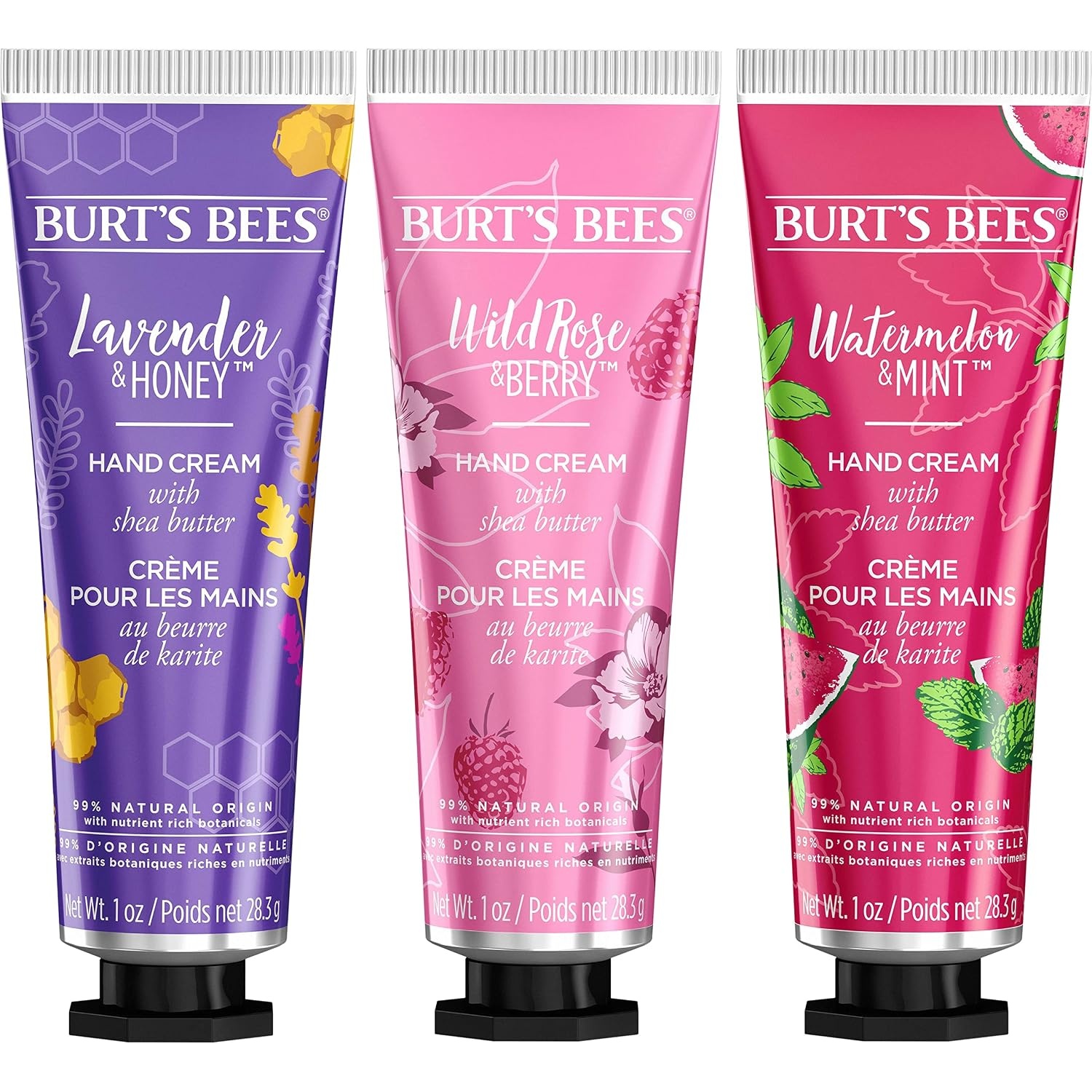 image:imageBurts Bees Handcream Watermelon amp Mint Handcreme mit Sheabutter Handpflege fr trockene Hnde 500437Handcreme Trio Geschenkset