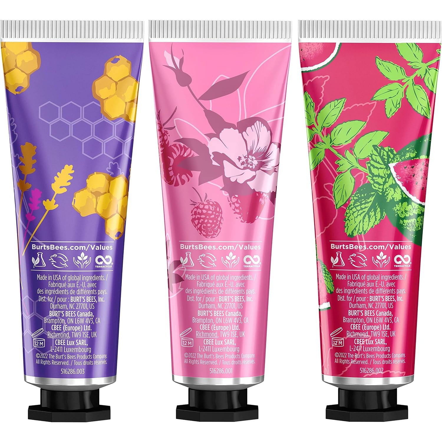 image:imageBurts Bees Handcream Watermelon amp Mint Handcreme mit Sheabutter Handpflege fr trockene Hnde 500437Handcreme Trio Geschenkset