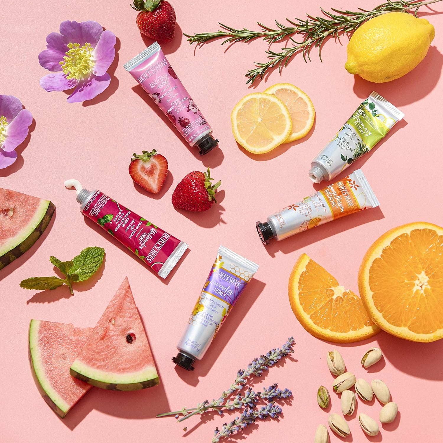 image:imageBurts Bees Handcream Watermelon amp Mint Handcreme mit Sheabutter Handpflege fr trockene Hnde 500437Wassermelone und Minze