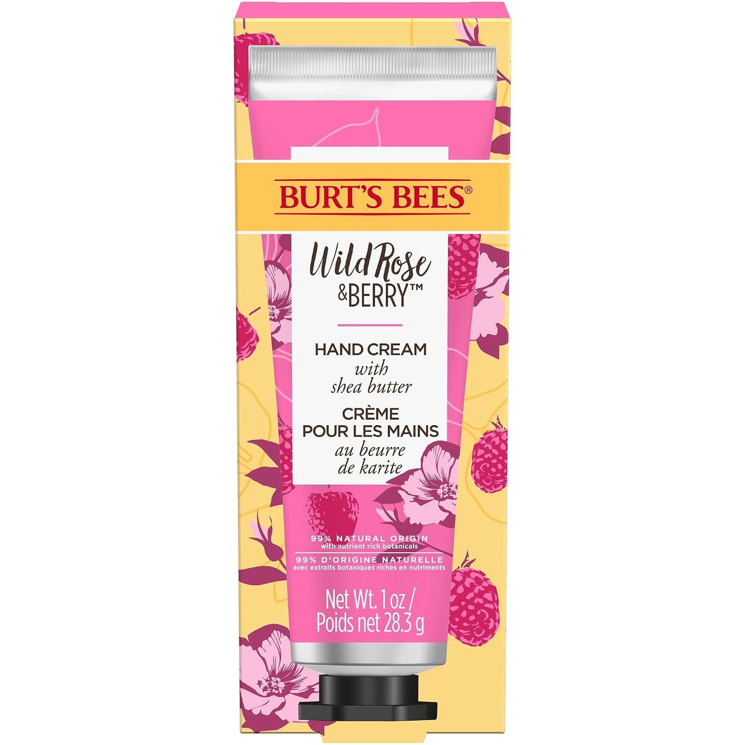 image:imageBurts Bees Handcream Wild Rose amp Berry Handcreme mit Sheabutter Handpflege fr trockene Hnde 500436283 g 1er Pack
