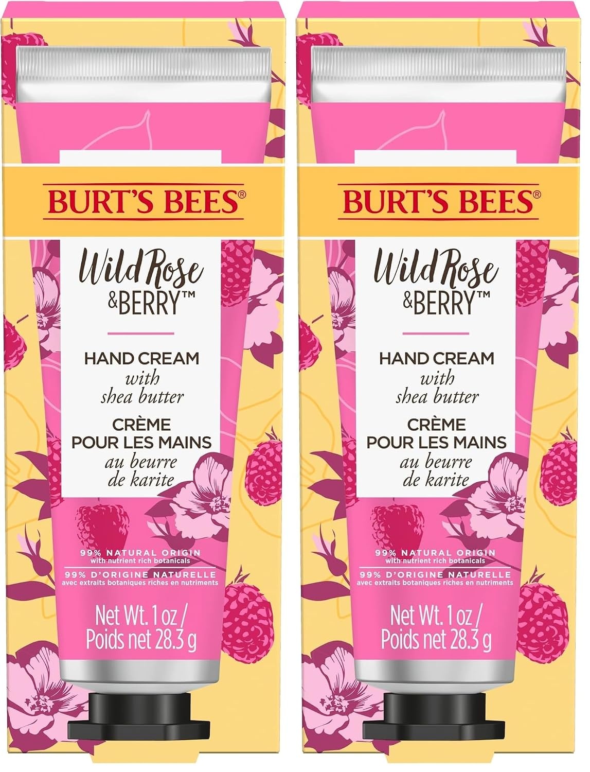 image:imageBurts Bees Handcream Wild Rose amp Berry Handcreme mit Sheabutter Handpflege fr trockene Hnde 500436283 g 2er Pack