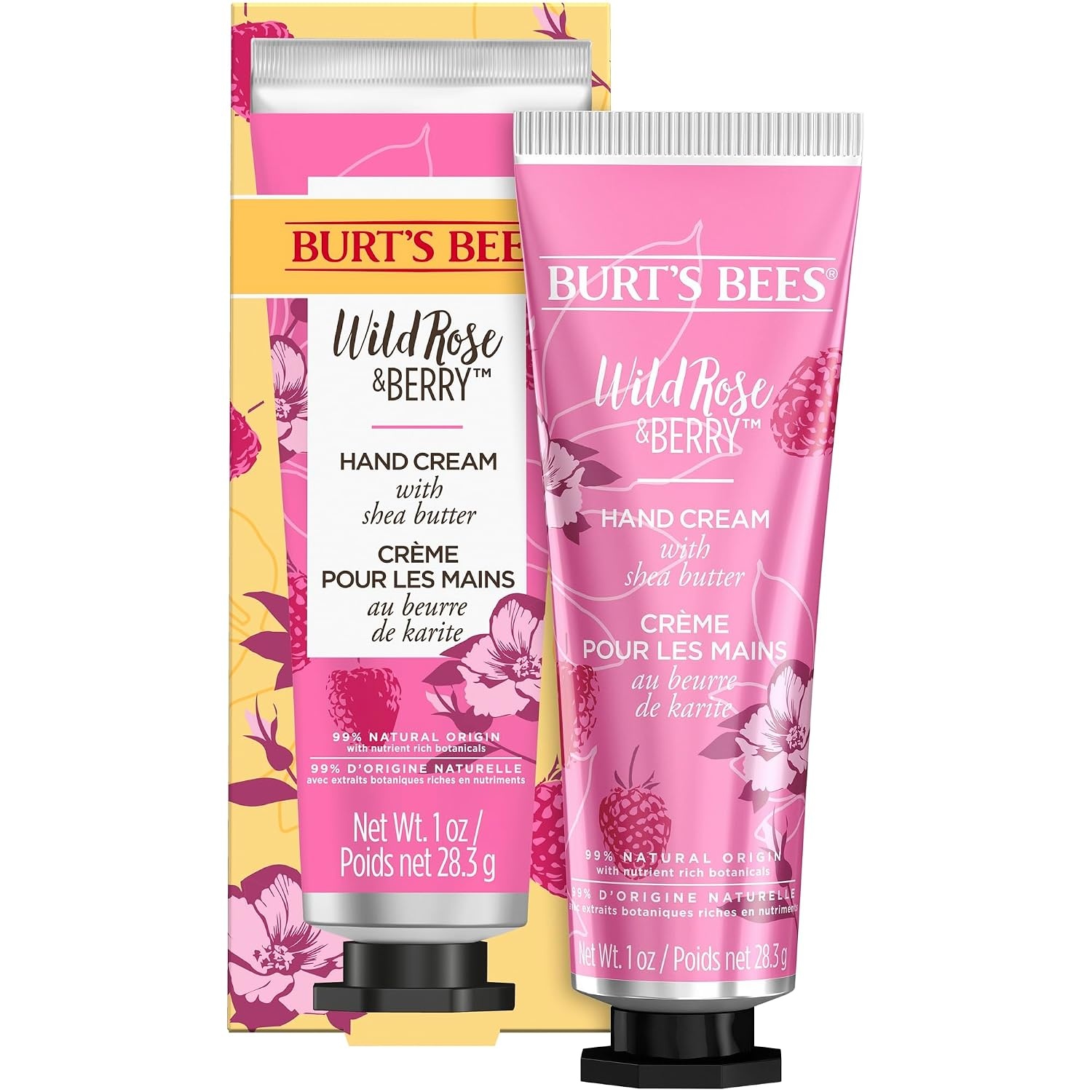 image:imageBurts Bees Handcream Wild Rose amp Berry Handcreme mit Sheabutter Handpflege fr trockene Hnde 500436283 g 2er Pack